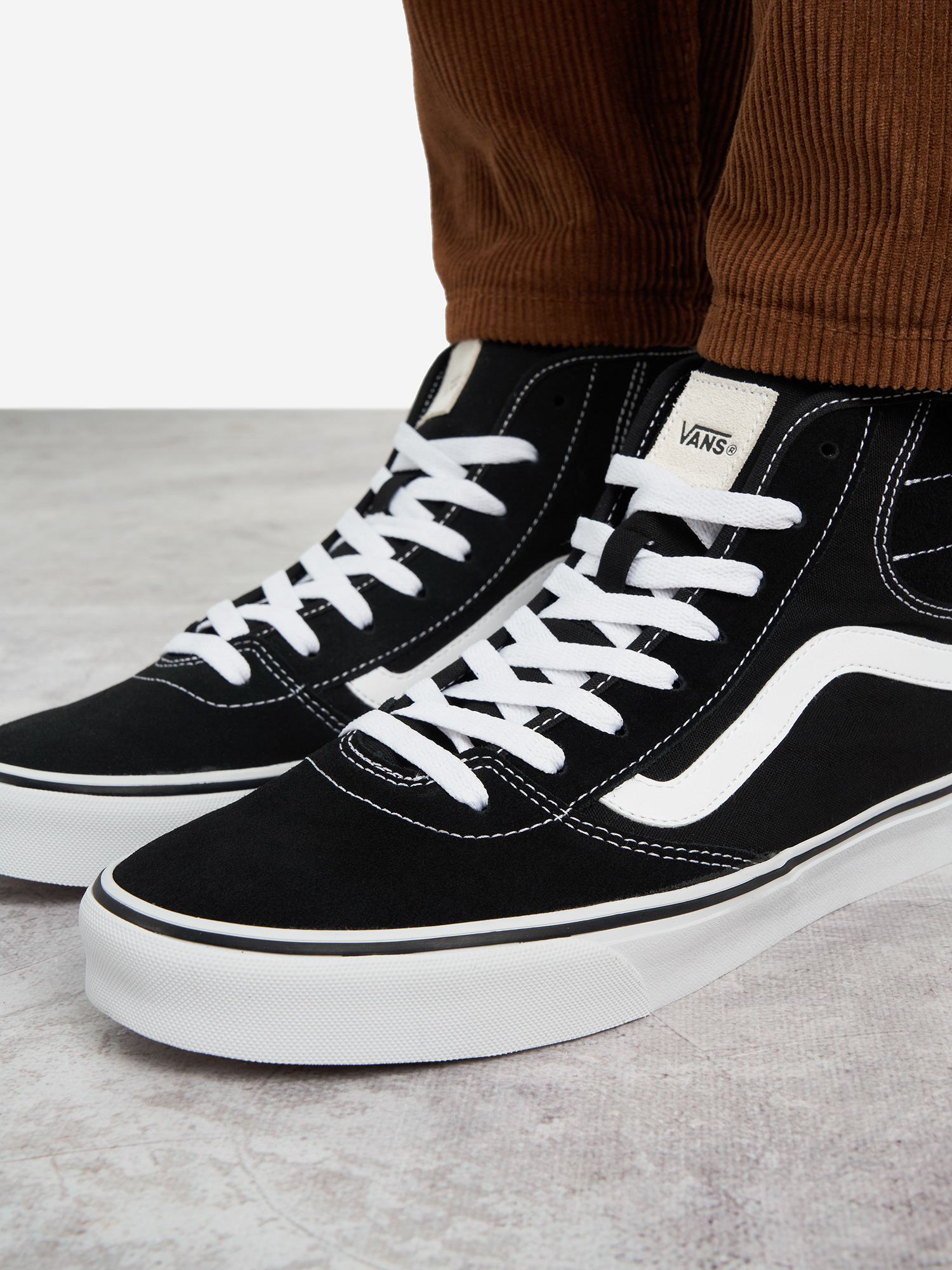 фото Кеды мужские vans ashwood hi decon, черный