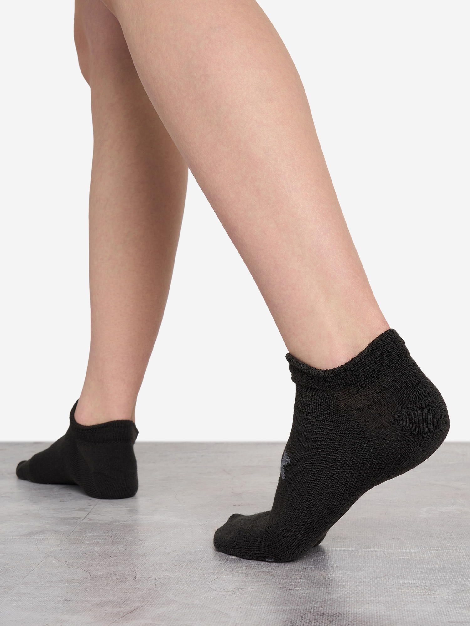 фото Носки under armour essential no show, 6 пар, черный