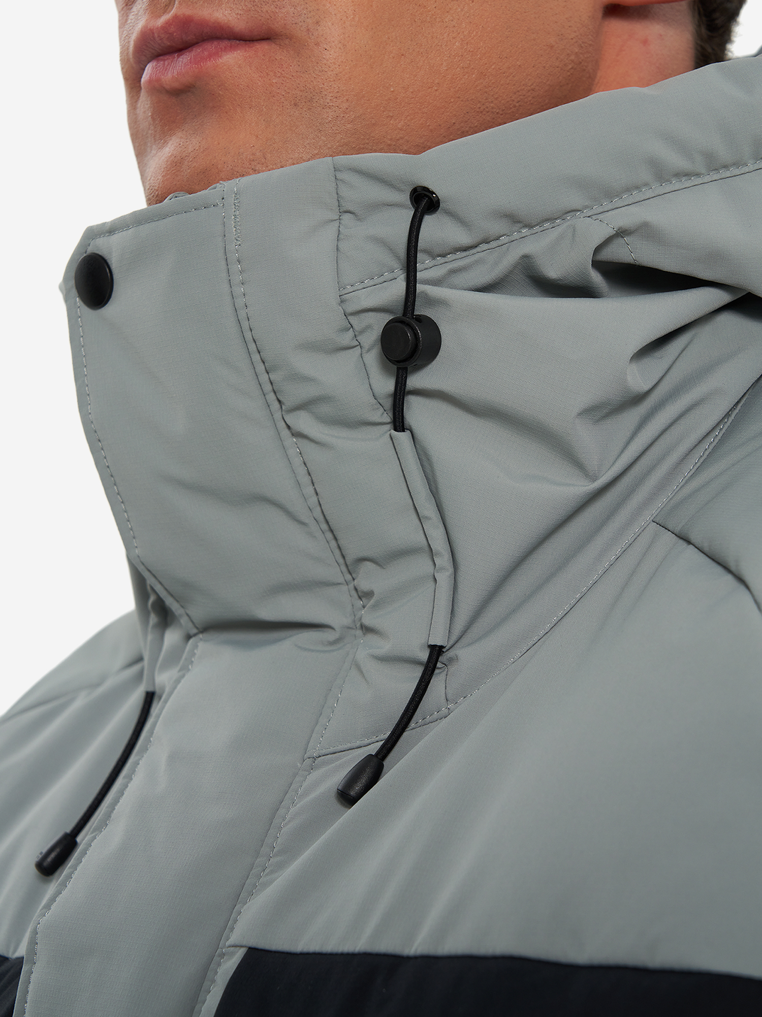 фото Пуховик мужской mountain hardwear first tracks, серый