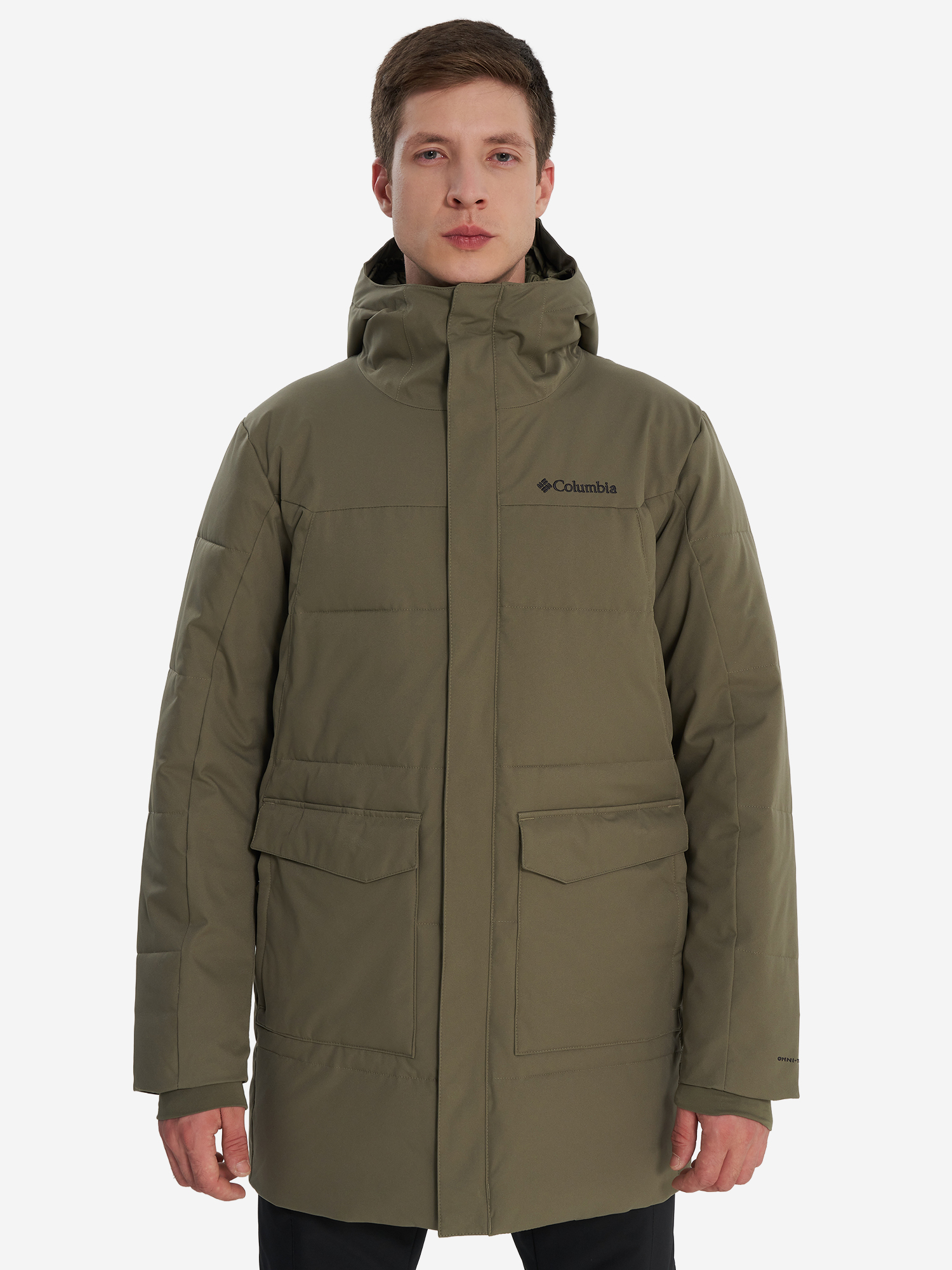 фото Куртка утепленная мужская columbia cedar summit ii mid insulated jacket, зеленый