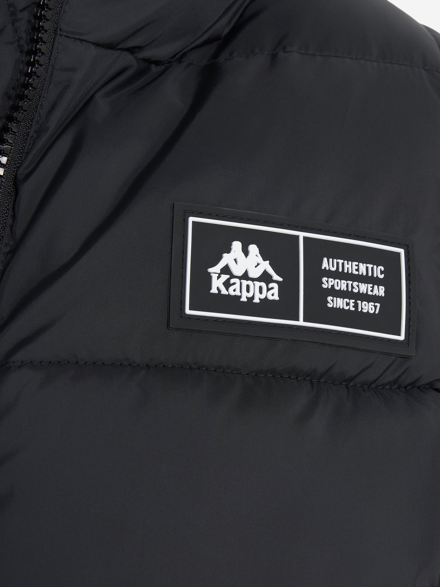 фото Пуховик женский kappa paffuta, черный