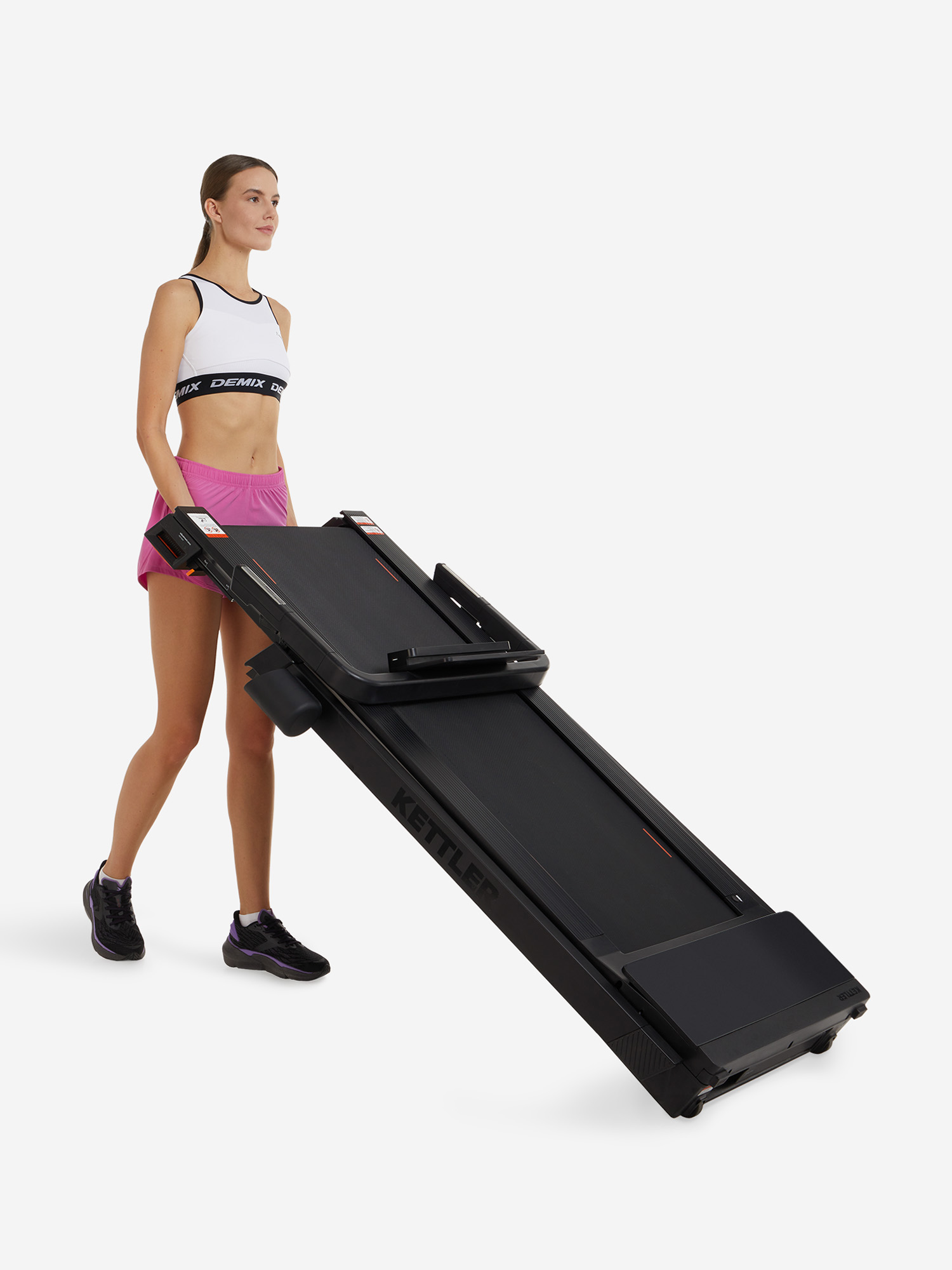 фото Беговая дорожка складная kettler smart r2, черный