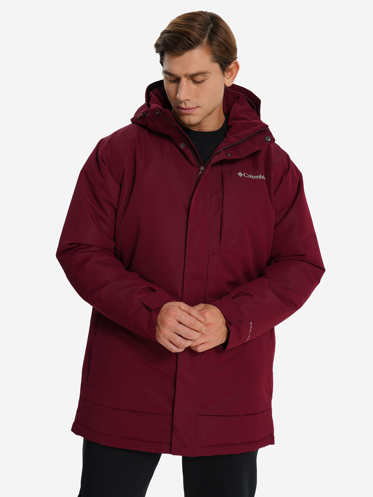 фото Парка мужская columbia rugged path iii parka, красный