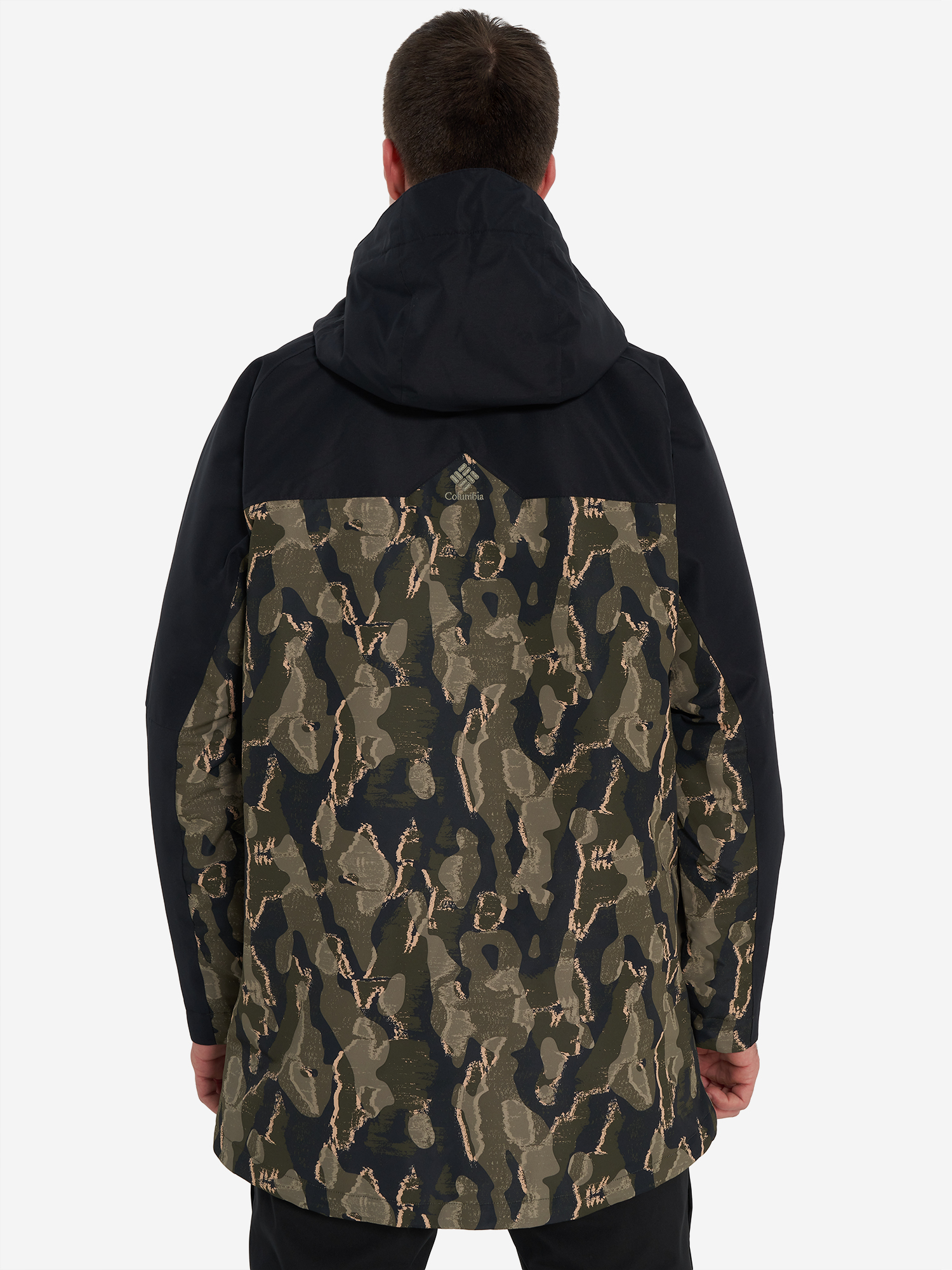 фото Куртка утепленная мужская columbia coreshot printed jacket, зеленый
