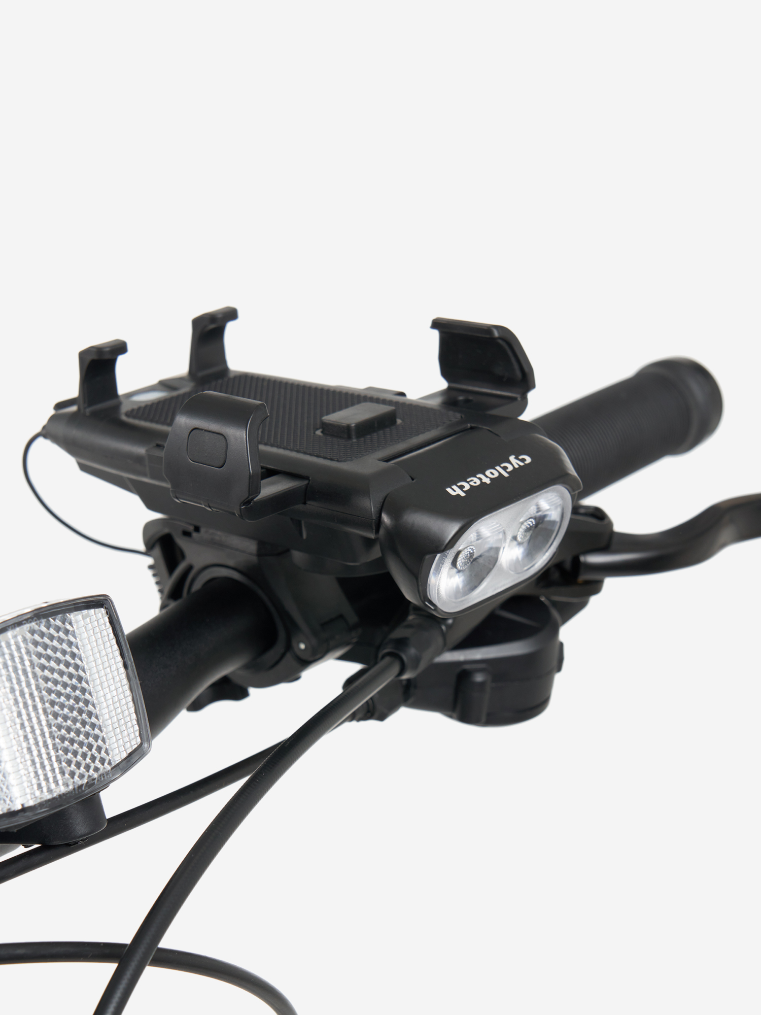 фото Фонарь велосипедный передний cyclotech ql-200 rm, черный