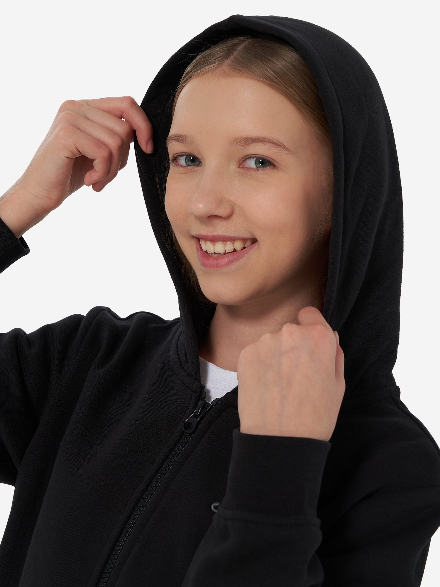 фото Толстовка для девочек puma ess script, черный
