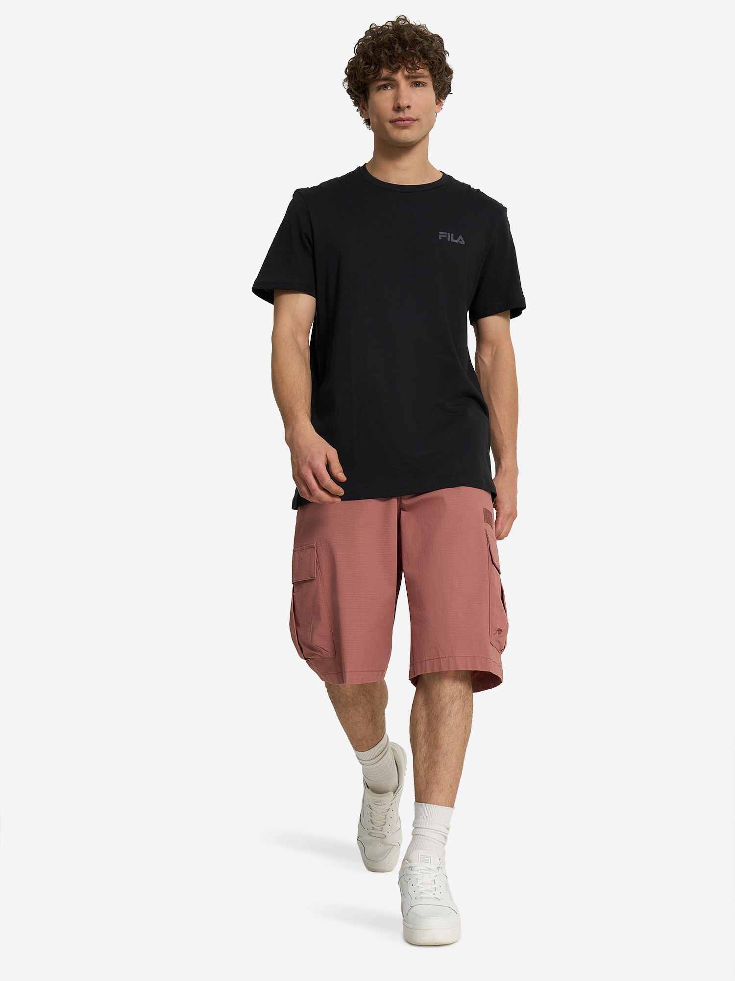 фото Футболка мужская fila essentials, черный
