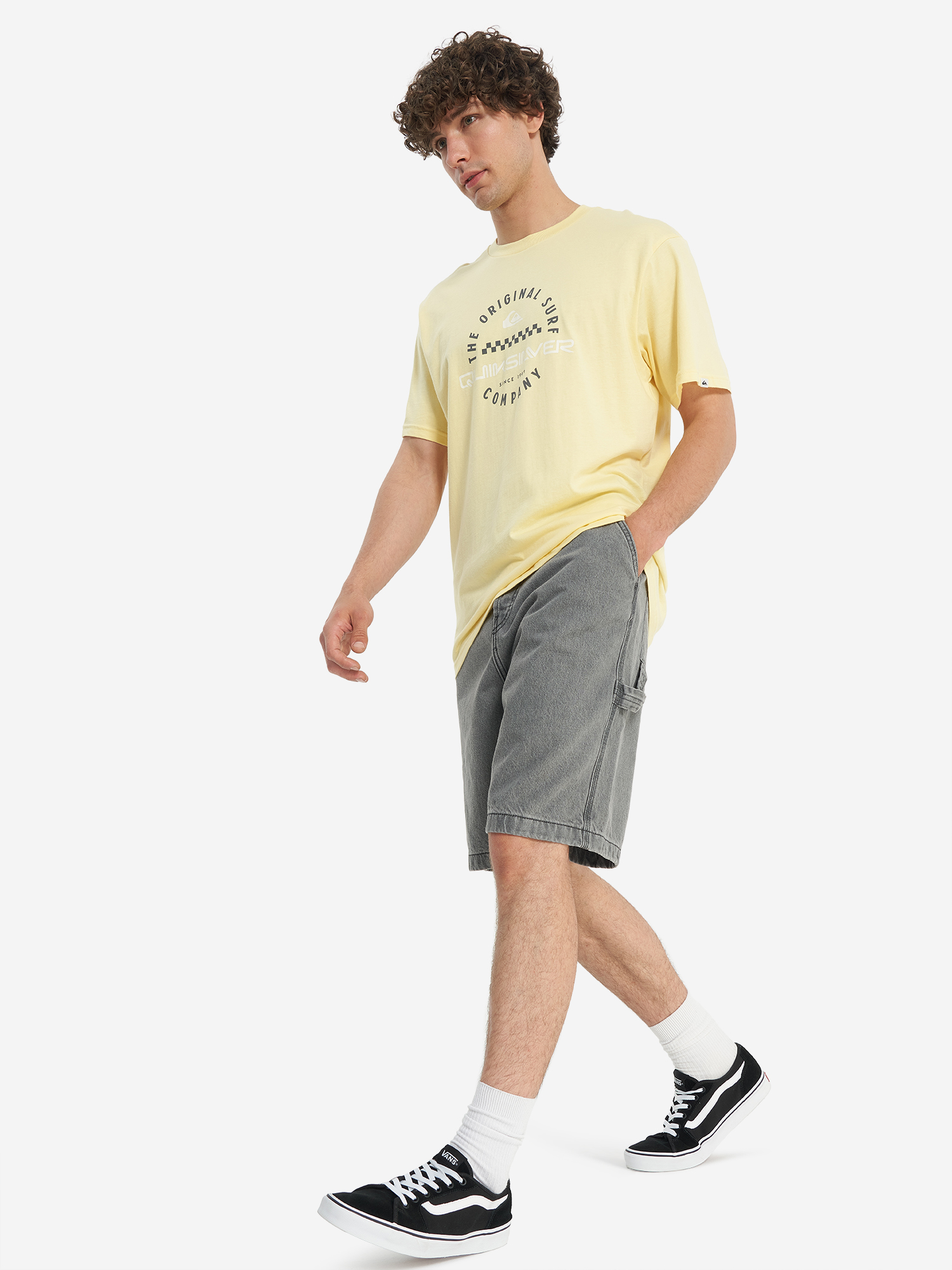 фото Шорты мужские оверсайз dc shoes carpenter baggy, серый