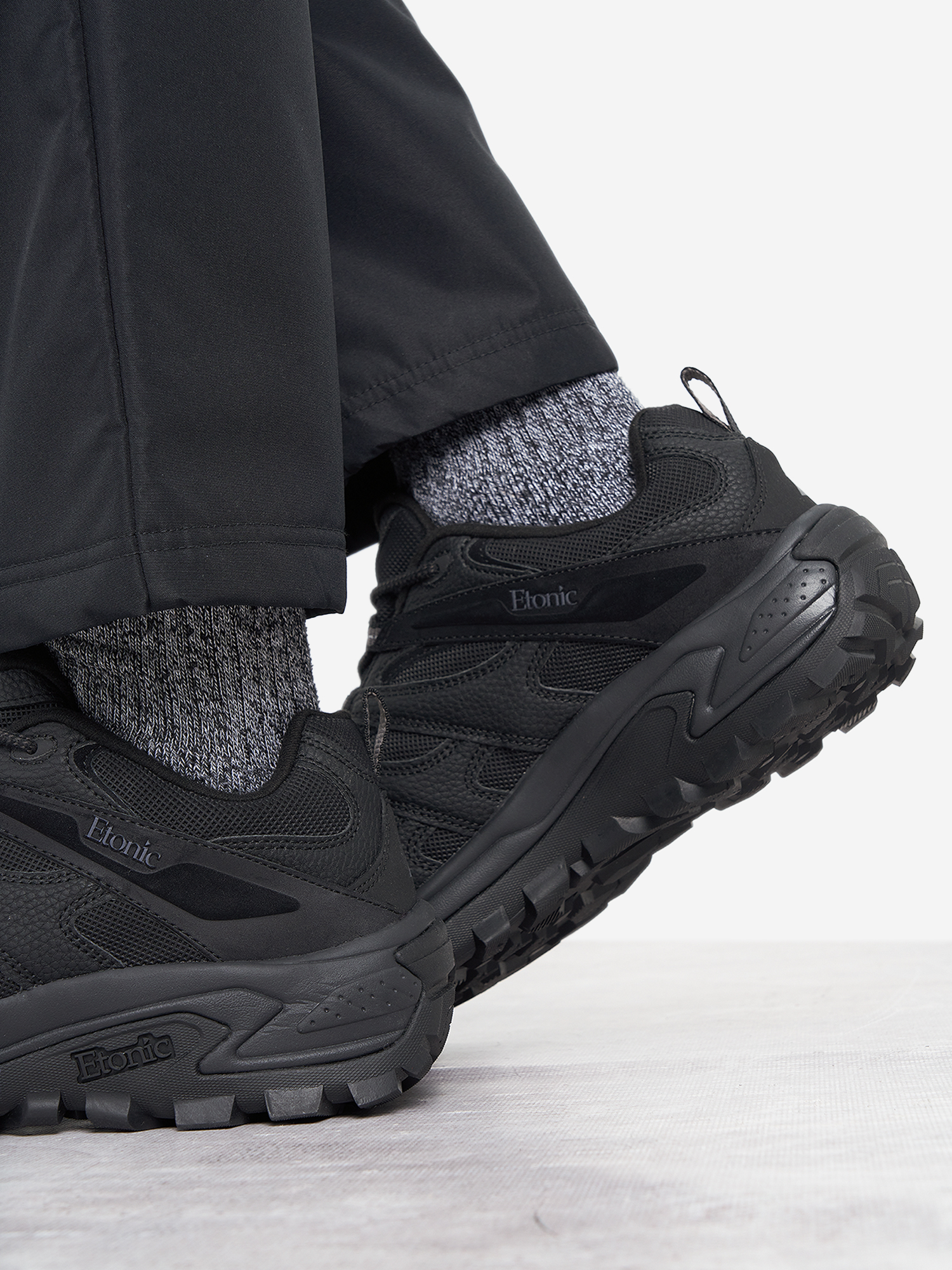 фото Полуботинки утепленные мужские etonic moba, черный
