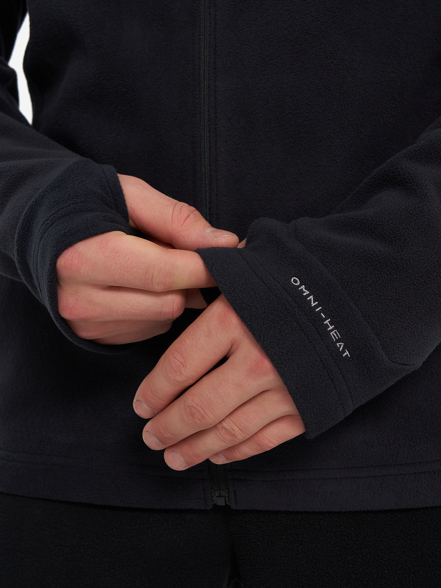 фото Толстовка мужская columbia arctic peak full zip, черный