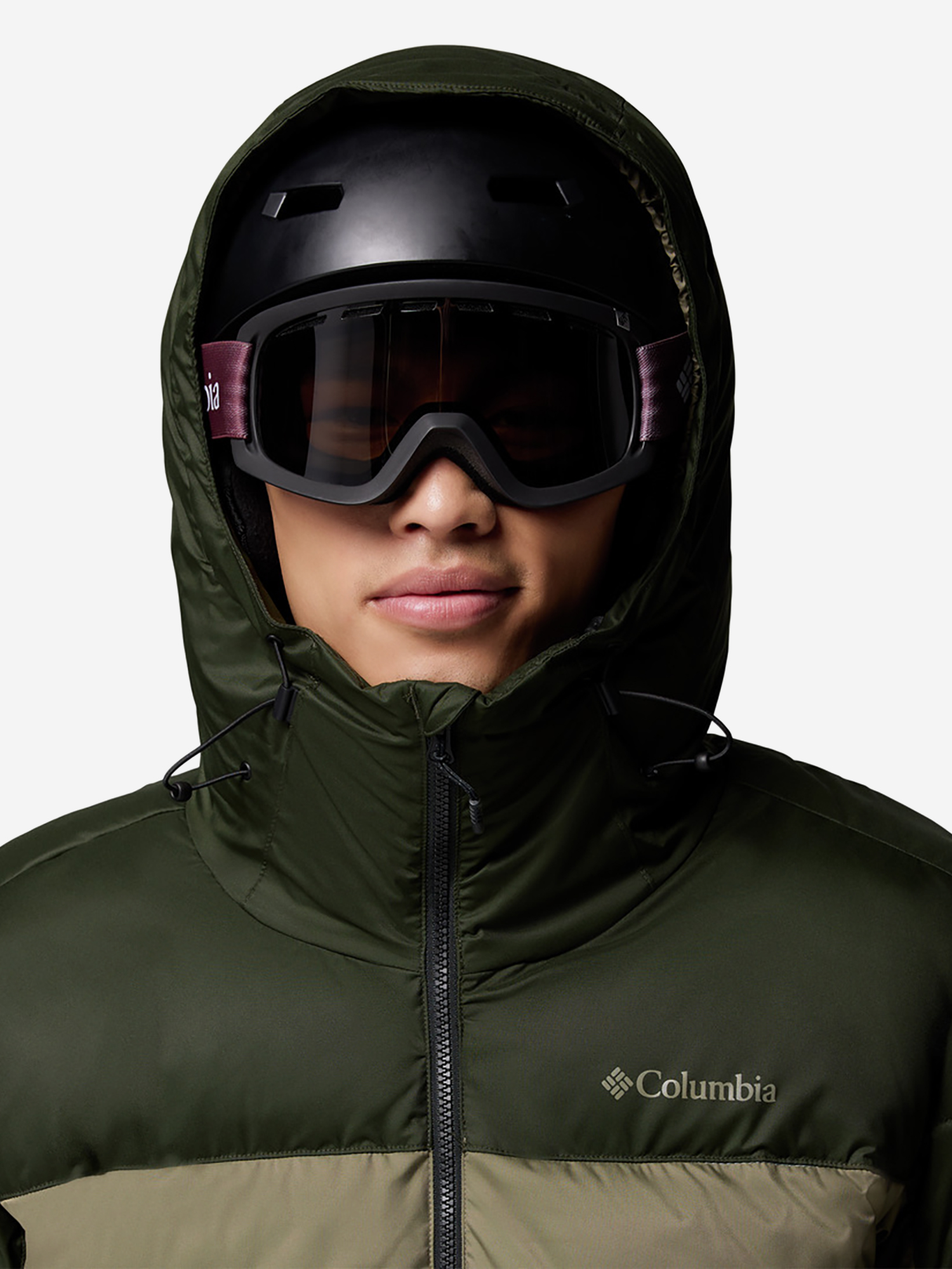 фото Куртка утепленная мужская columbia slope style jacket, зеленый
