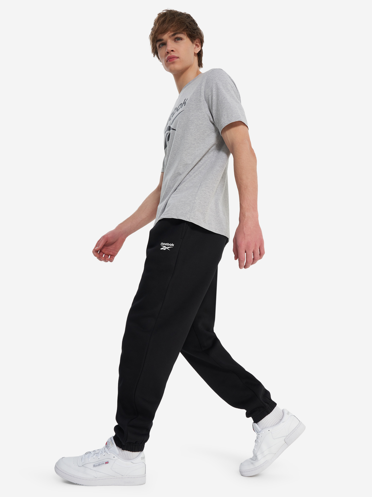 фото Брюки мужские reebok cole, черный