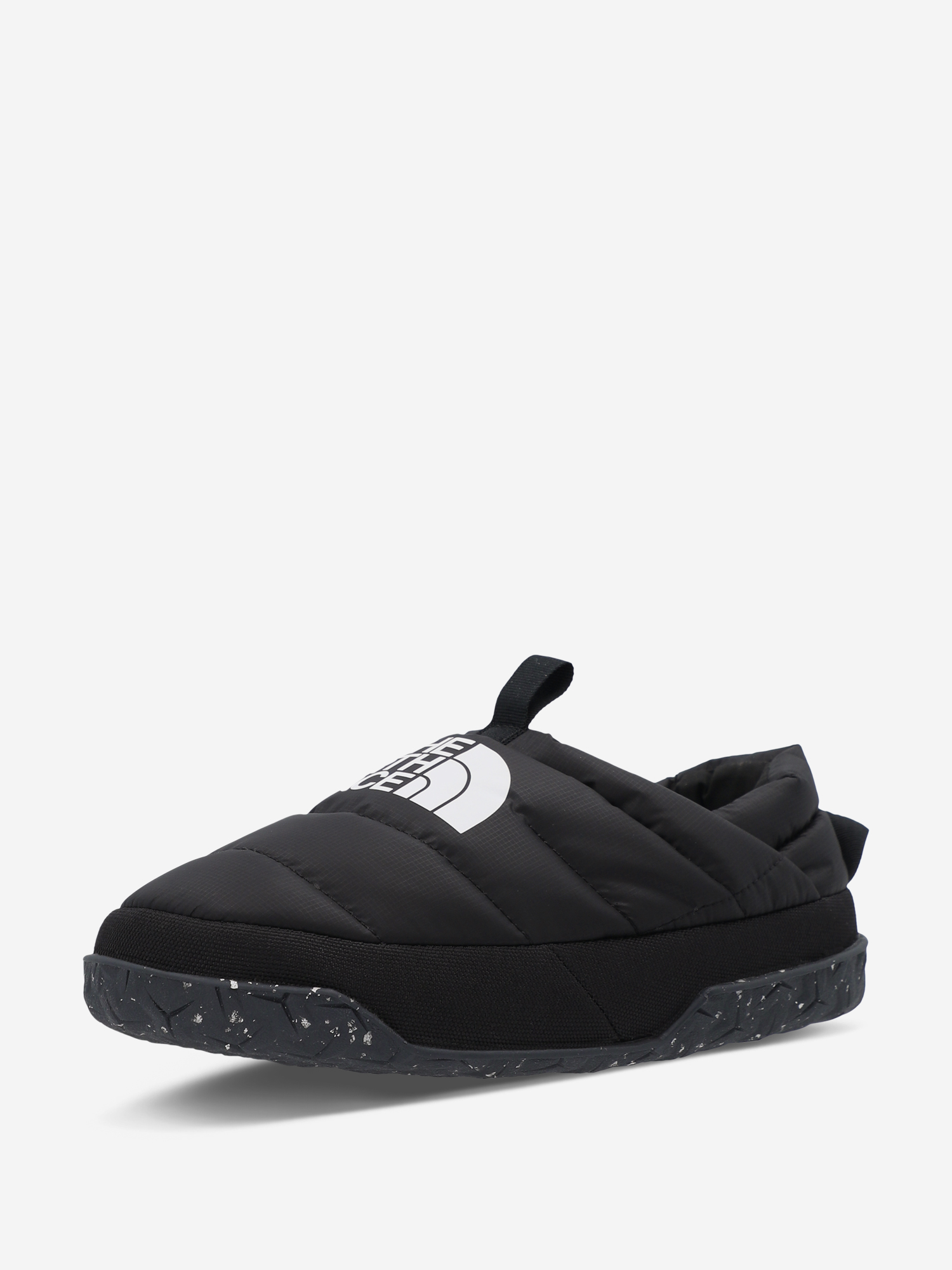 фото Слипоны утепленные женские the north face nuptse mule, черный