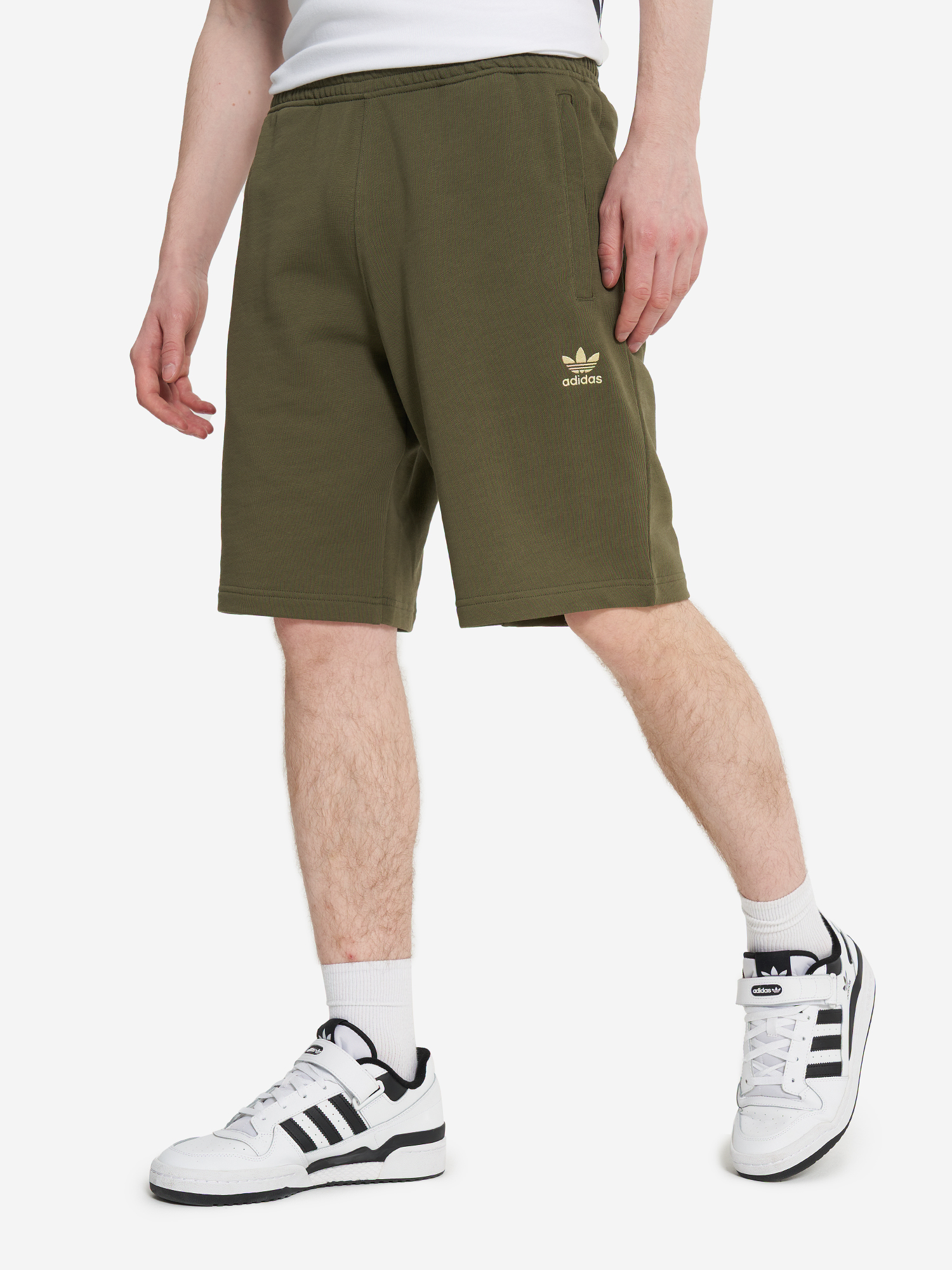 фото Шорты мужские adidas, зеленый