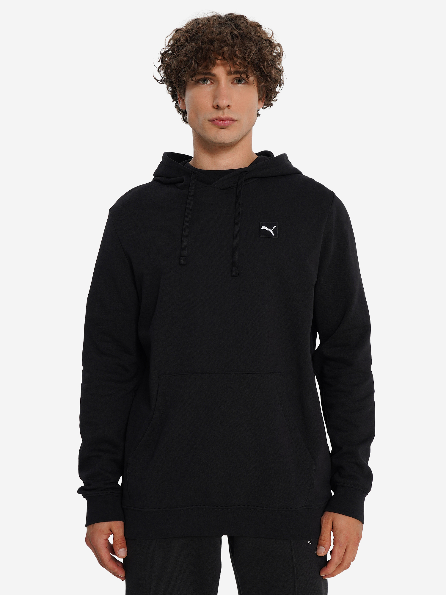 фото Худи мужское puma elevated, черный