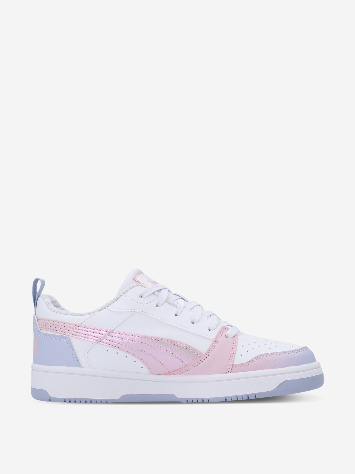 фото Кеды для девочек puma rebound v6 lo blurry dreams jr, голубой