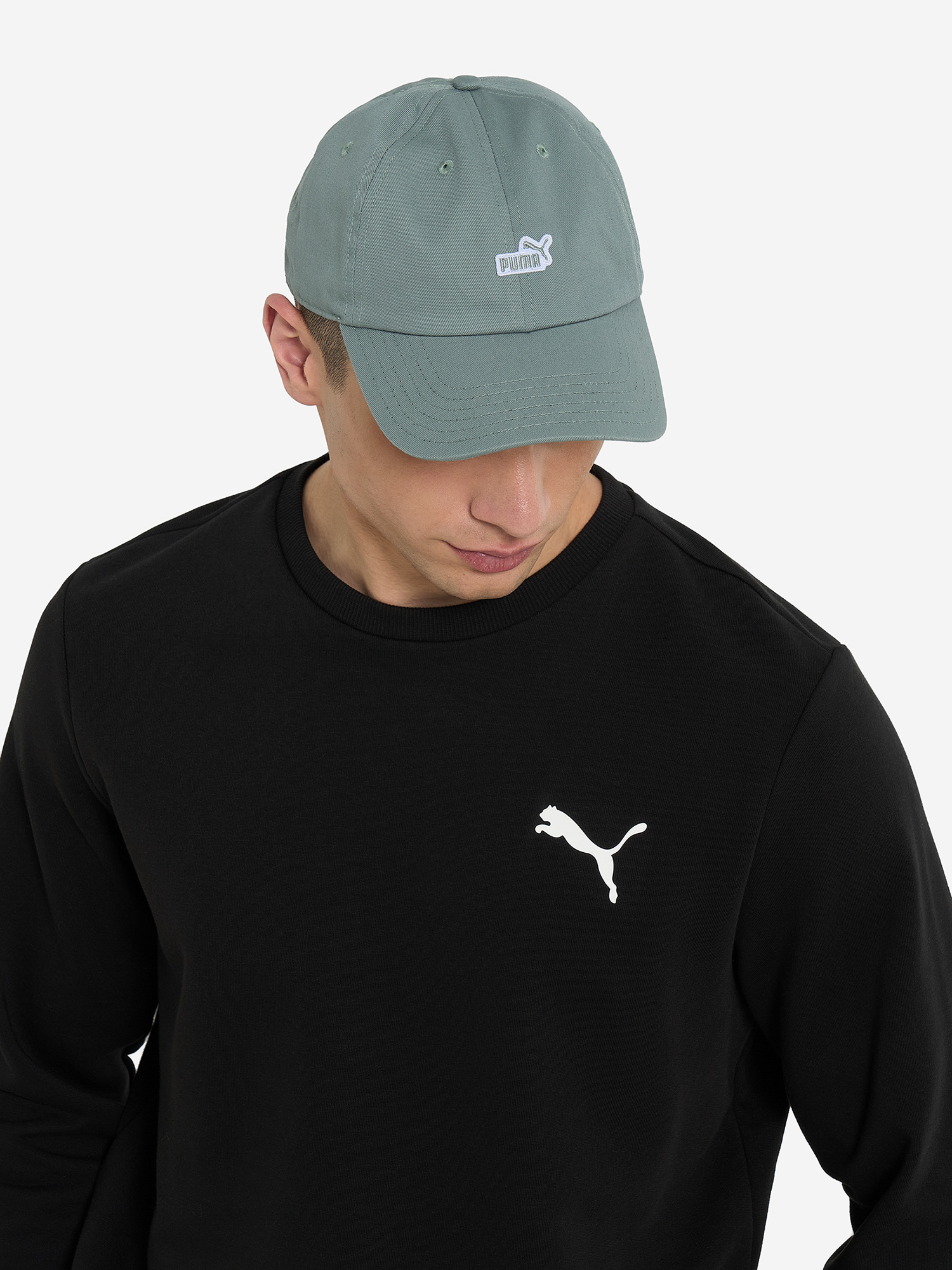 фото Бейсболка puma ess no. 1, зеленый