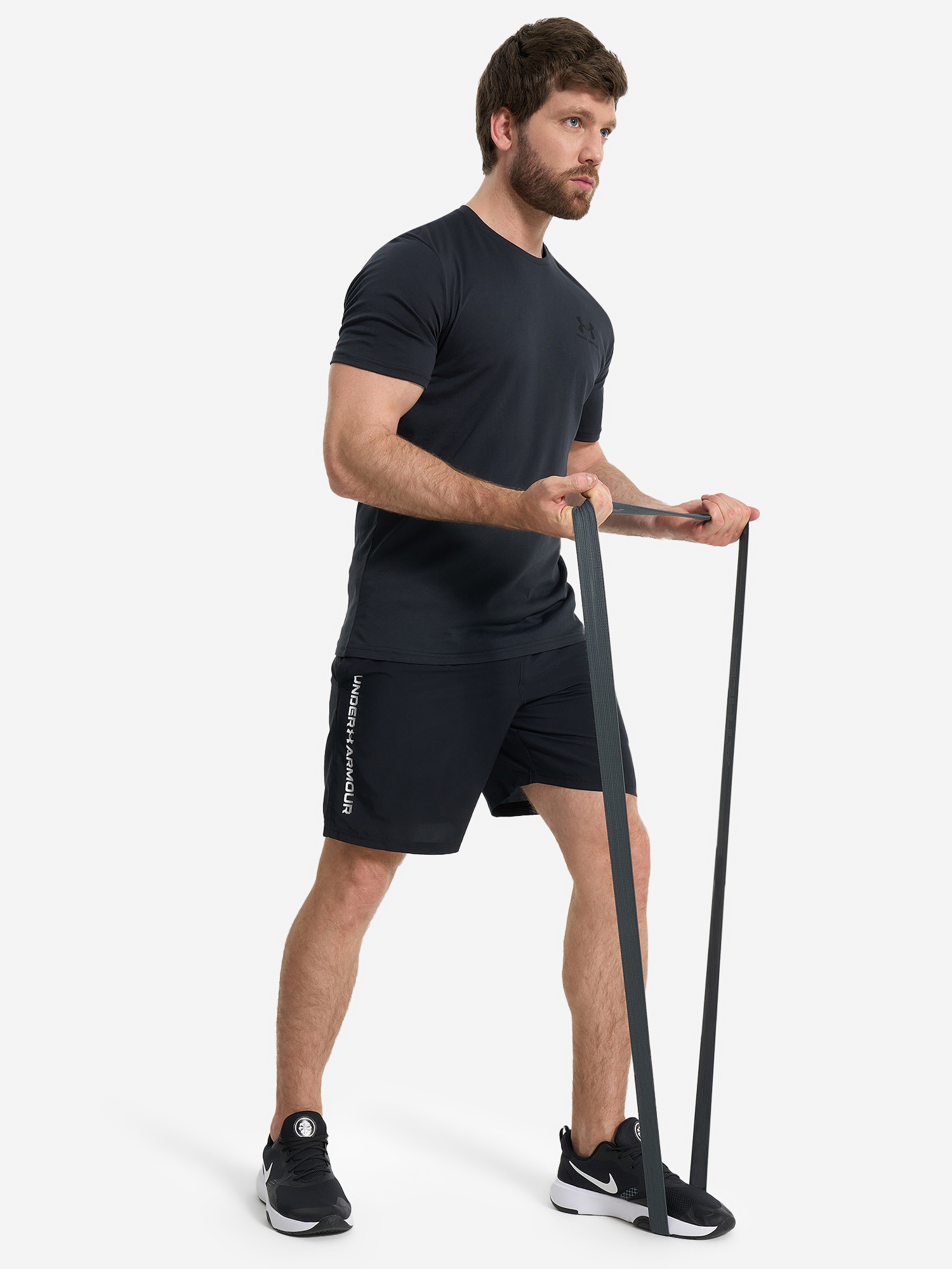 фото Шорты мужские under armour, черный