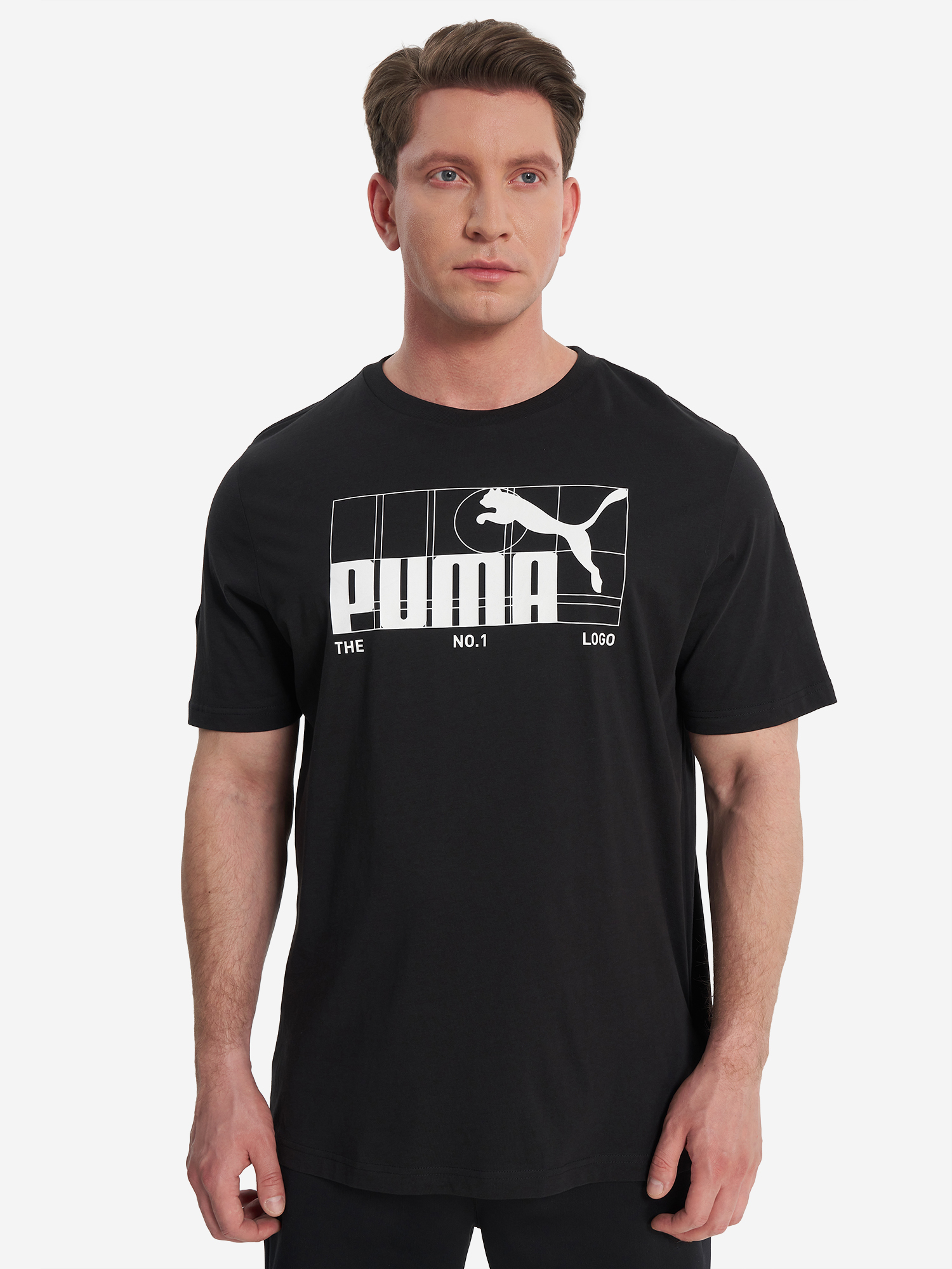 фото Футболка мужская puma graphic no.1 logo, черный