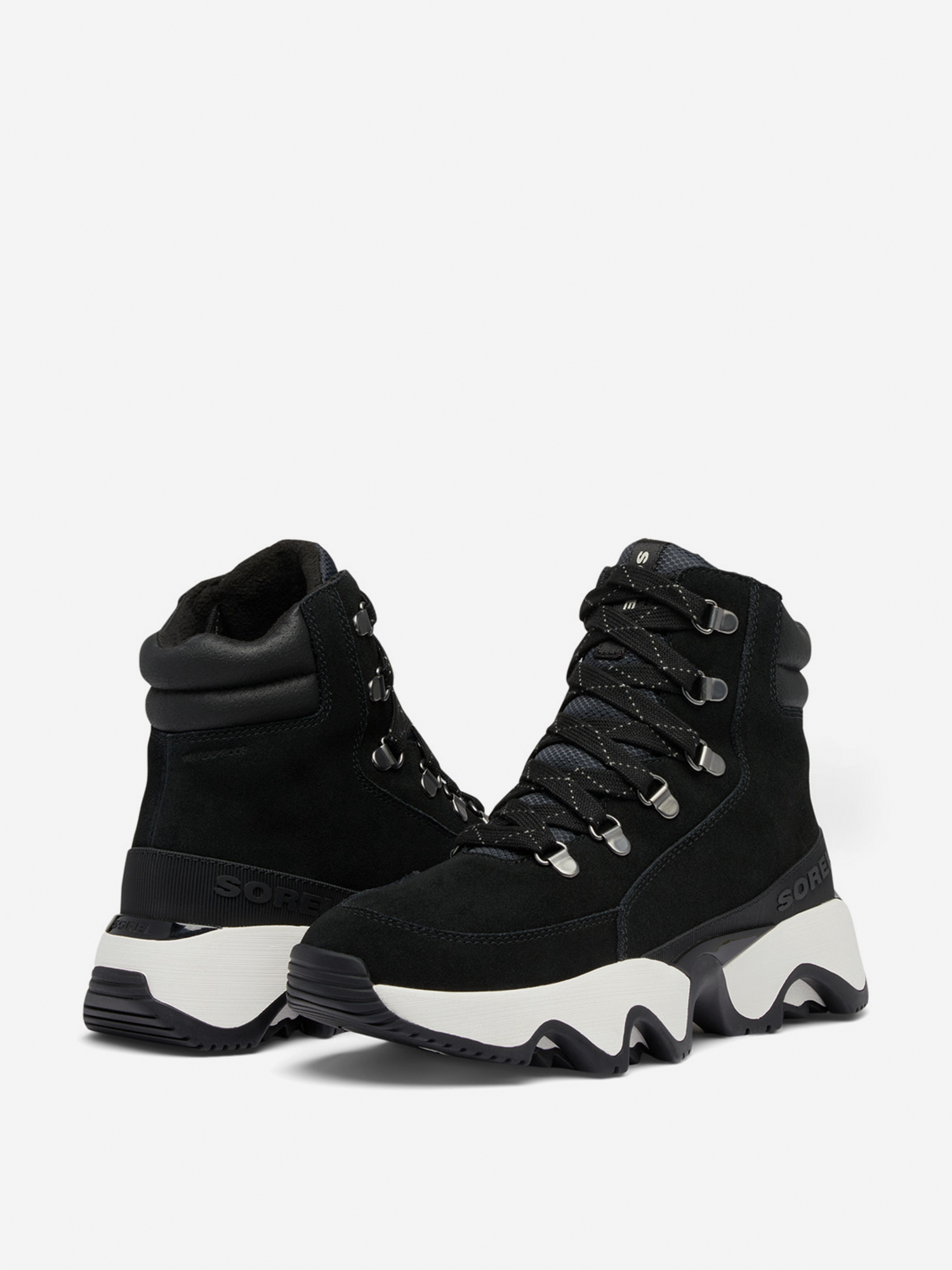 фото Ботинки утепленные женские sorel kinetic impact conquest plus wp, черный