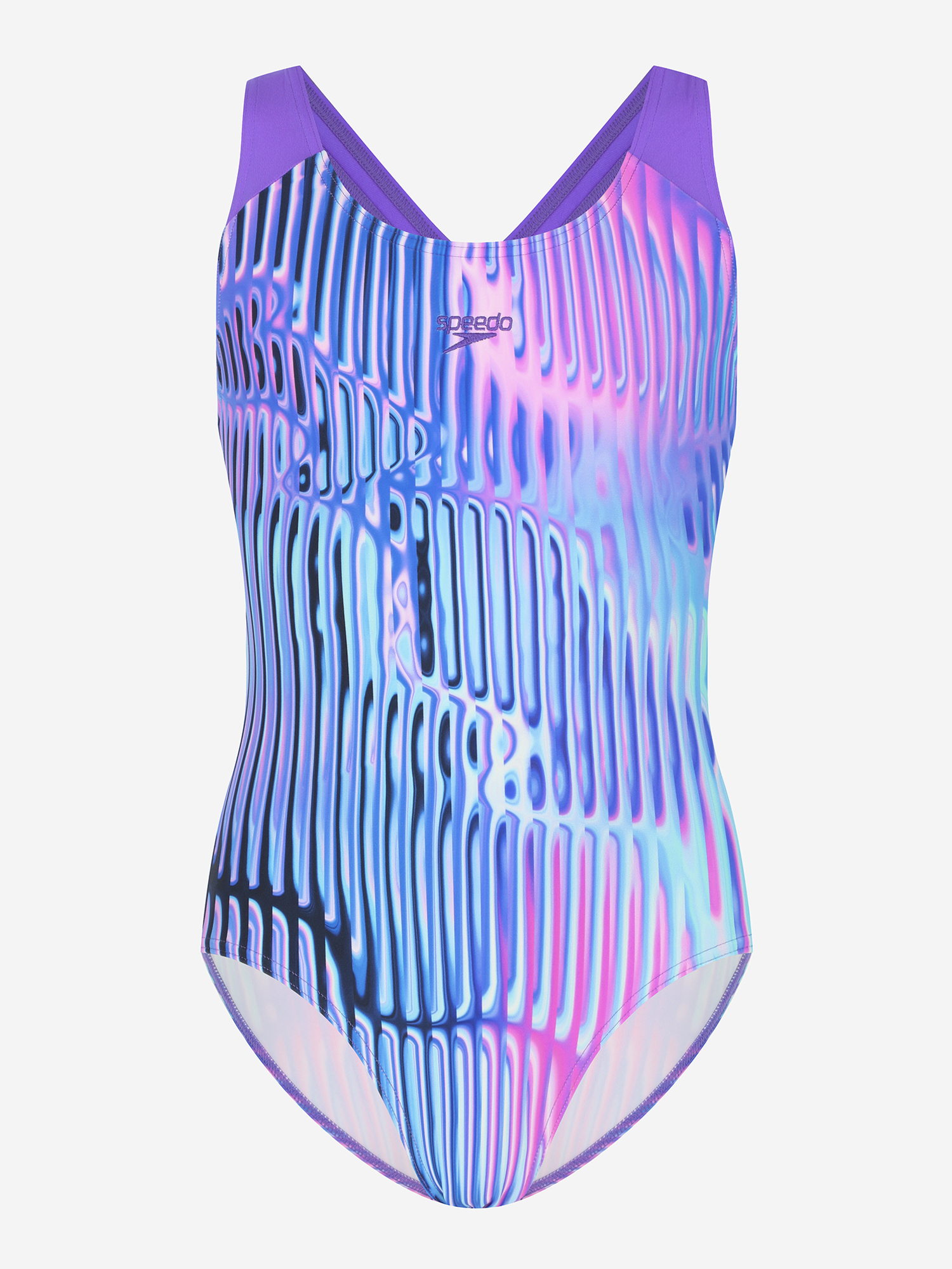 фото Купальник слитный для девочек speedo, синий