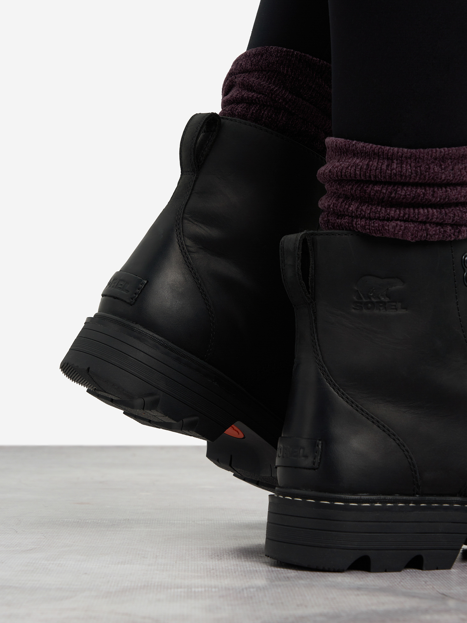 фото Ботинки женские sorel revel rd™ boot lace wp, черный