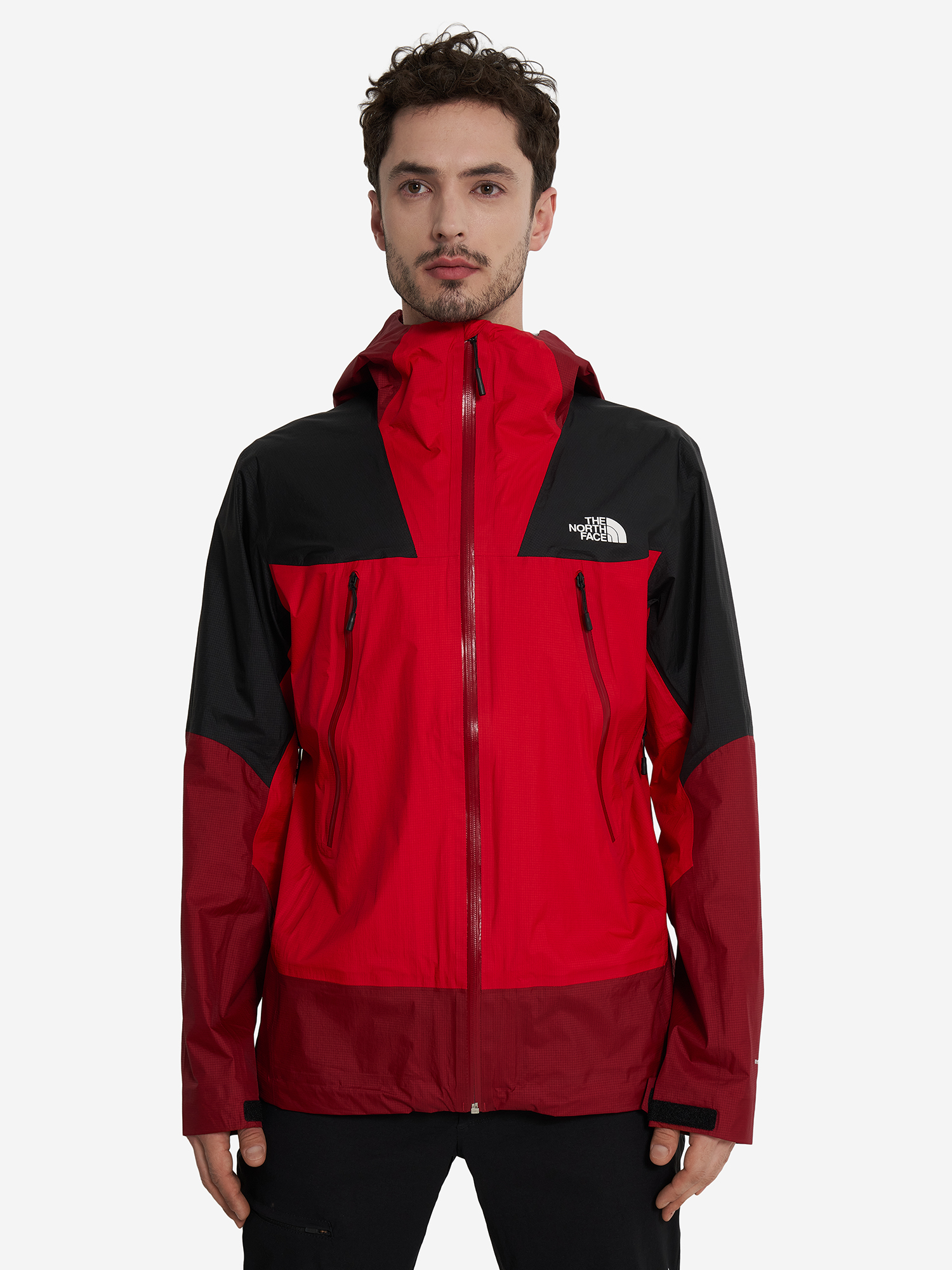 фото Куртка мембранная мужская the north face signal 2.5 l dryvent, красный