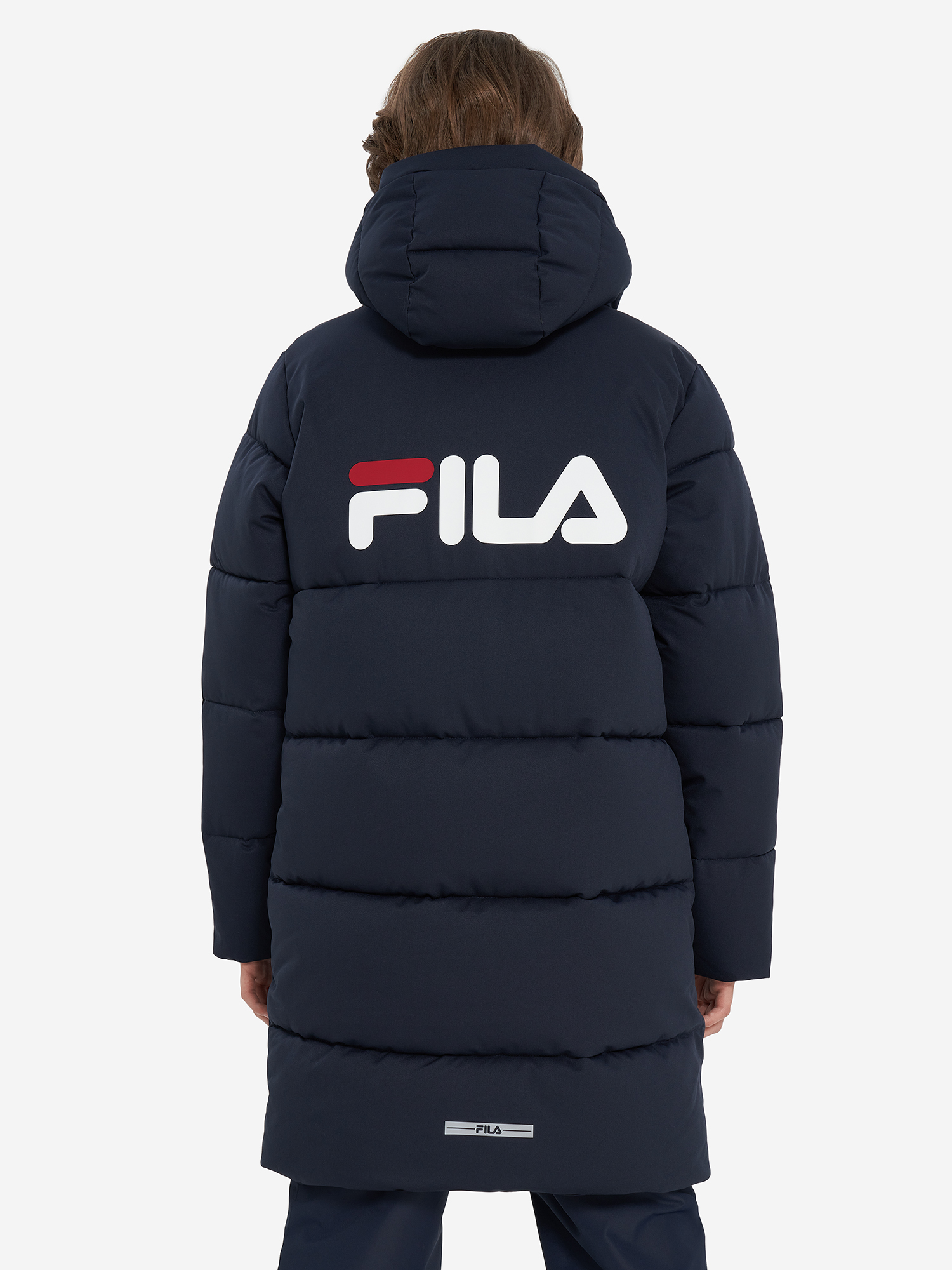 фото Пуховик для мальчиков fila, синий