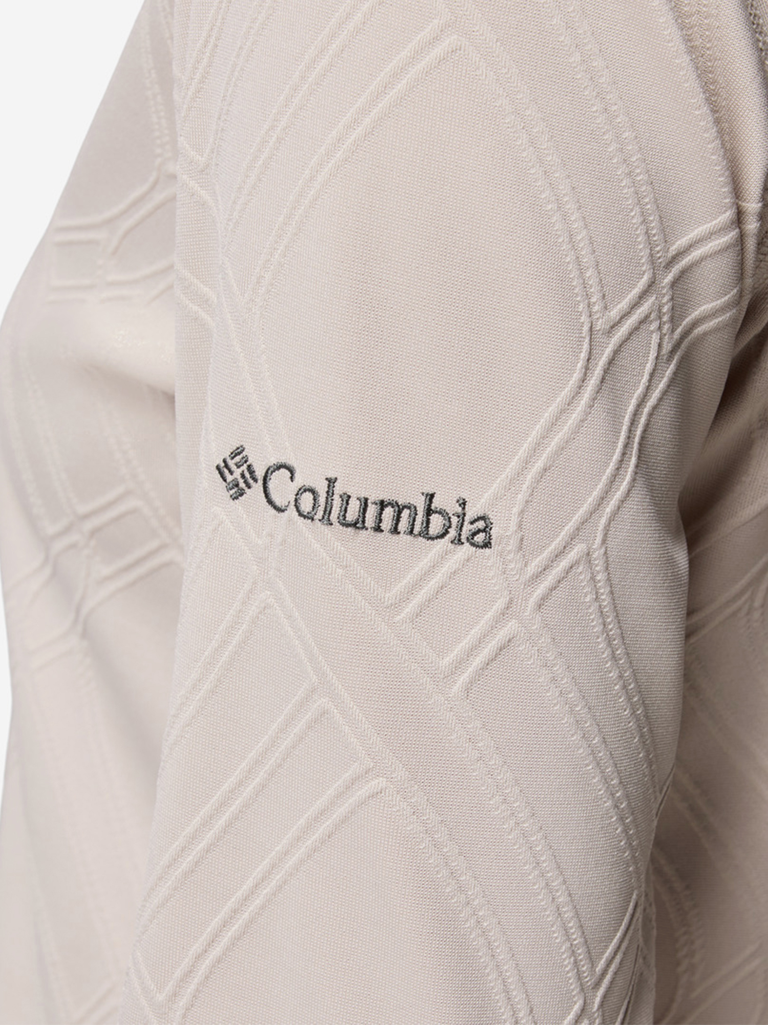 фото Лонгслив женский columbia granite point ls crew, бежевый