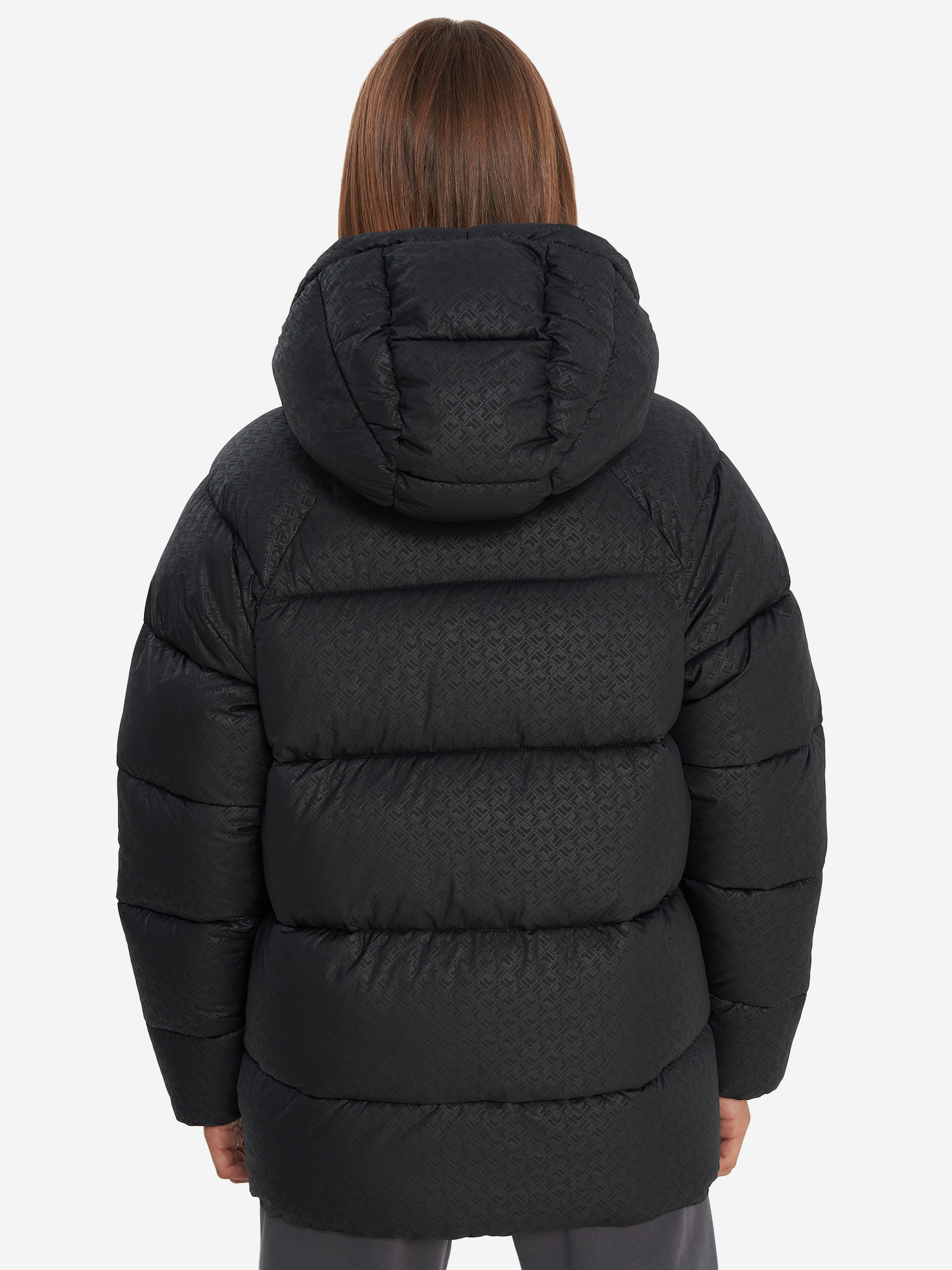 фото Пуховик для девочек fila, черный
