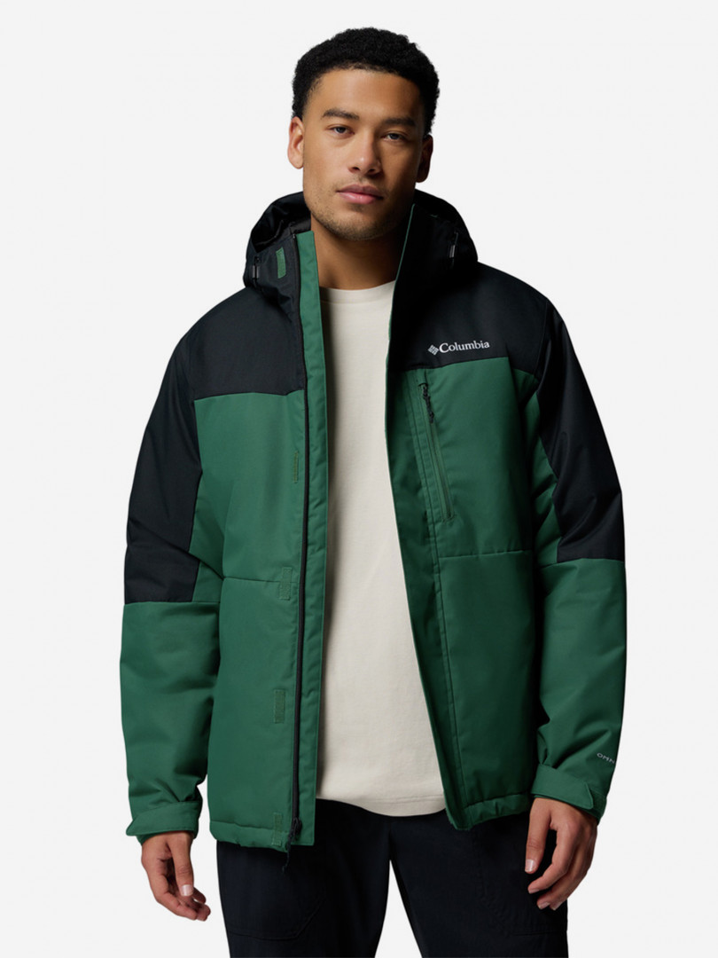 фото Куртка утепленная мужская columbia hikebound ii insulated jacket, зеленый