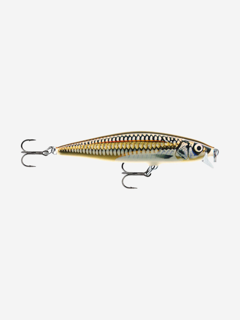 Воблер для рыбалки RAPALA Flat Rap 08 8см 7гр цвет SEW плавающий