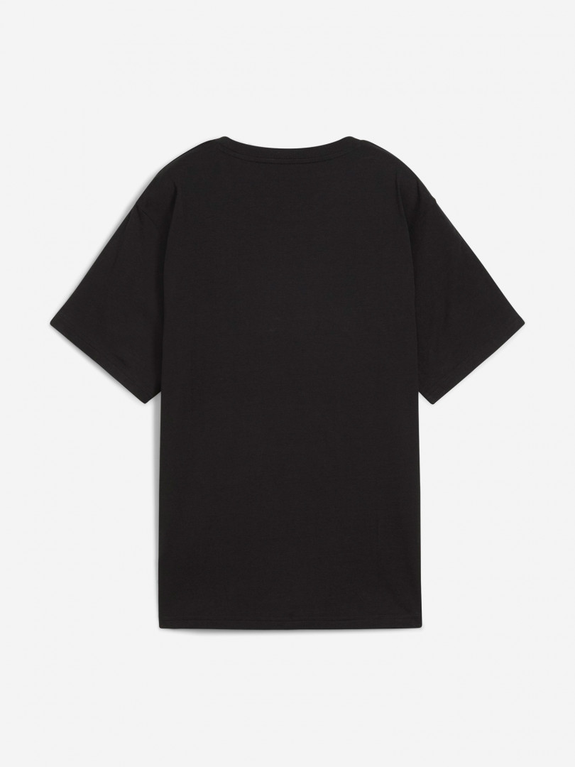 фото Футболка женская puma ess tape relaxed, черный