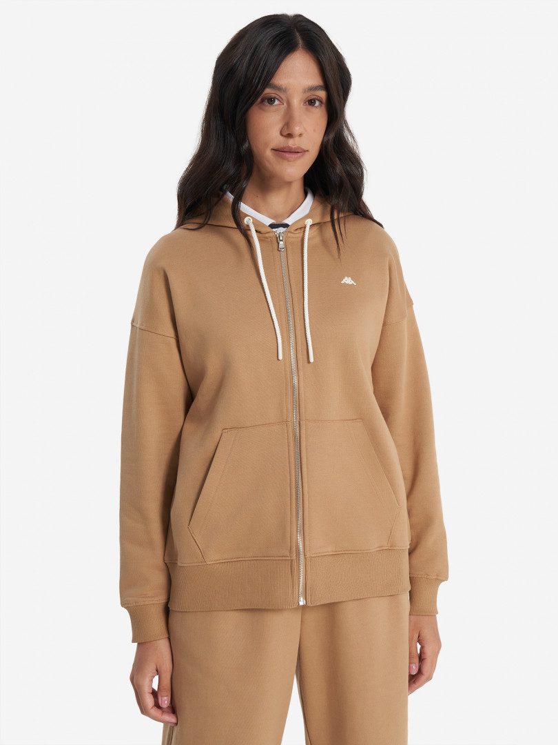 фото Толстовка женская robe di kappa, бежевый