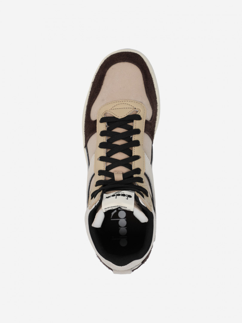 фото Кеды женские diadora magic basket demi treated, бежевый