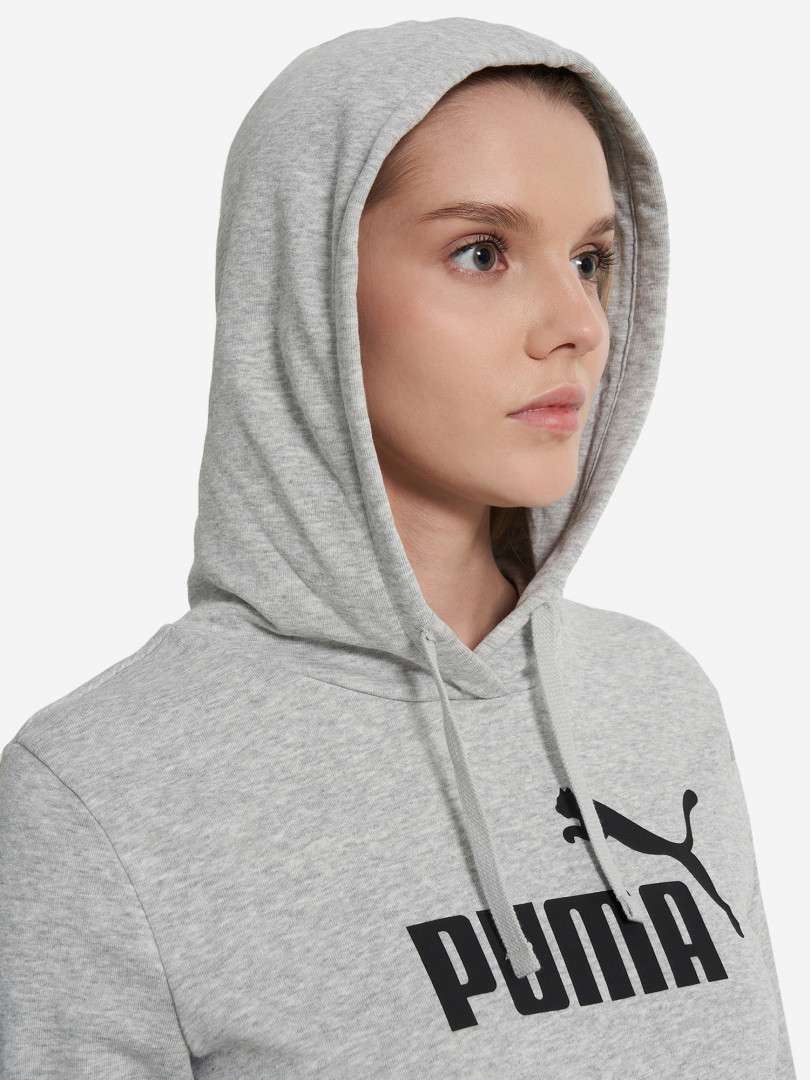 фото Худи женское puma ess no. 1 logo, серый