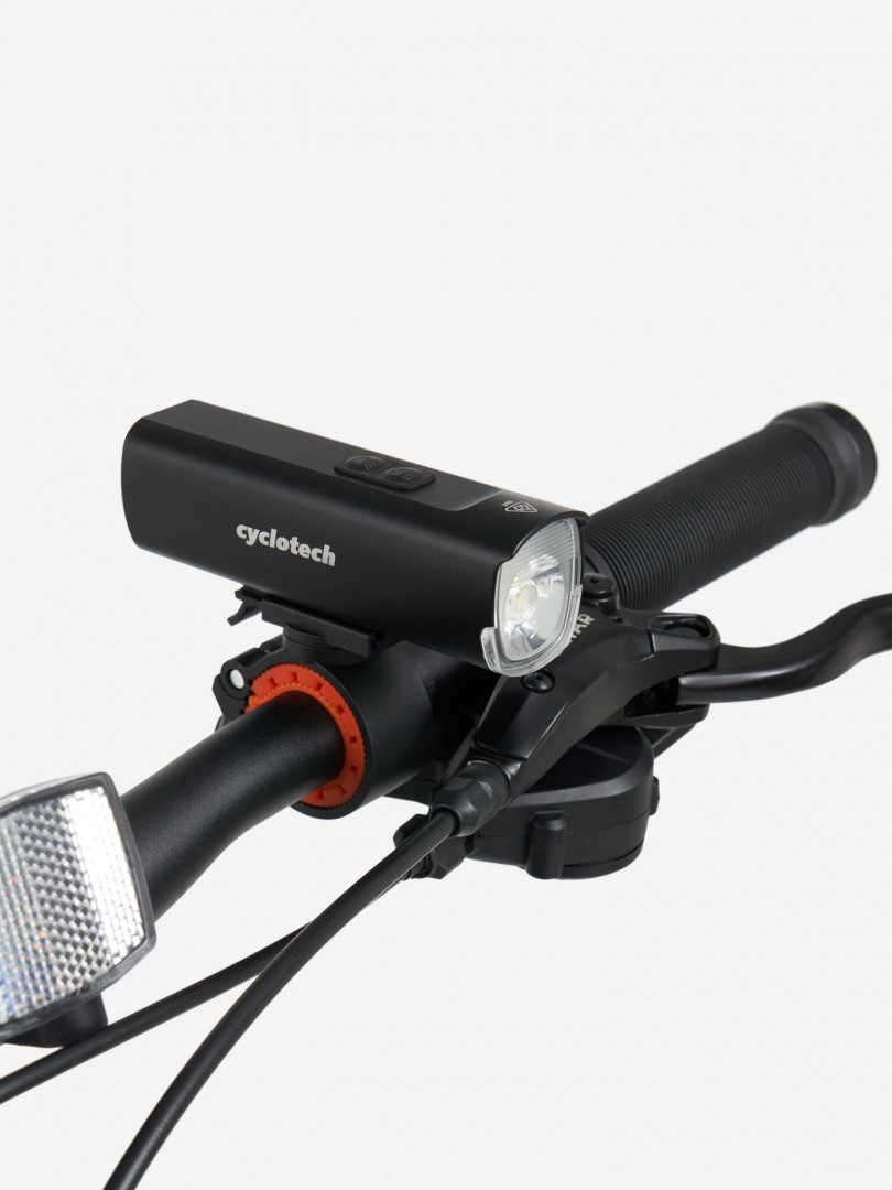 фото Фонарь велосипедный передний cyclotech ql-900 r, черный