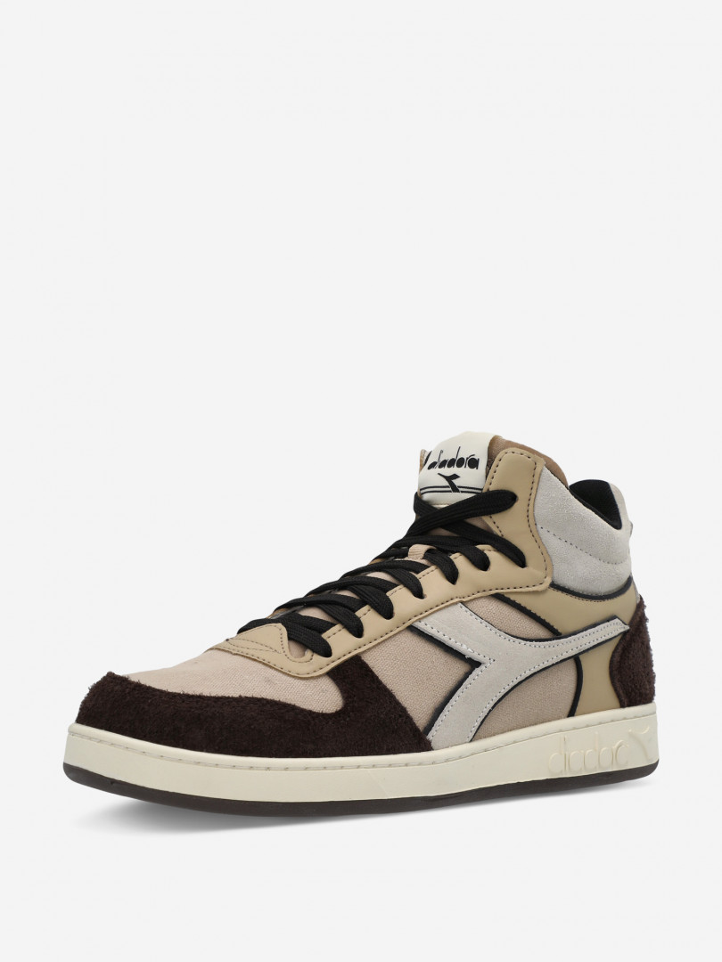 фото Кеды женские diadora magic basket demi treated, бежевый