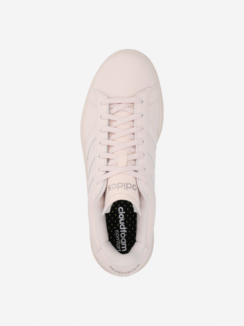 фото Кеды женские adidas grand court 2.0, бежевый