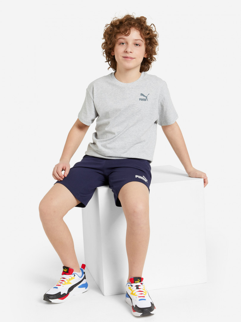 фото Шорты для мальчиков puma ess jersey, синий