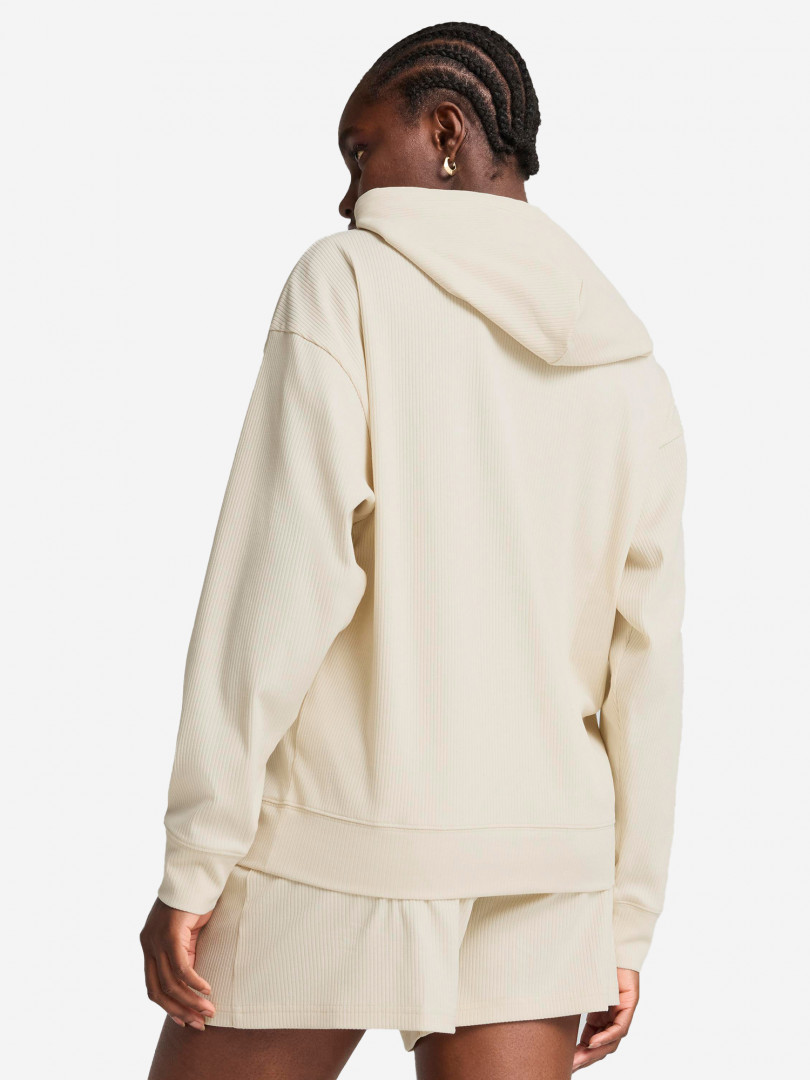 фото Худи женское puma ess elevated, бежевый
