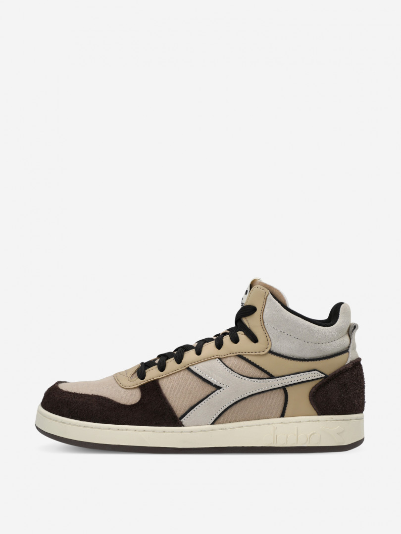 фото Кеды женские diadora magic basket demi treated, бежевый