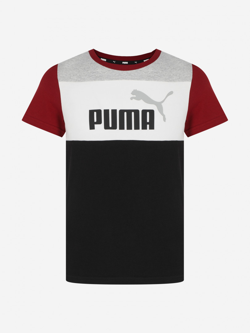 фото Футболка для мальчиков puma ess+ block, красный