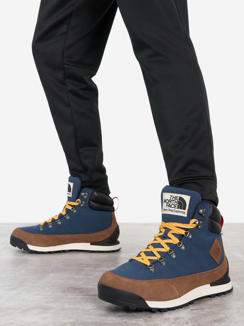фото Ботинки утепленные мужские the north face back-to-berkeley iv textile wp, синий