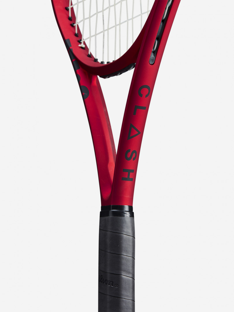 фото Ракетка для большого тенниса wilson clash 100l v2.0, красный