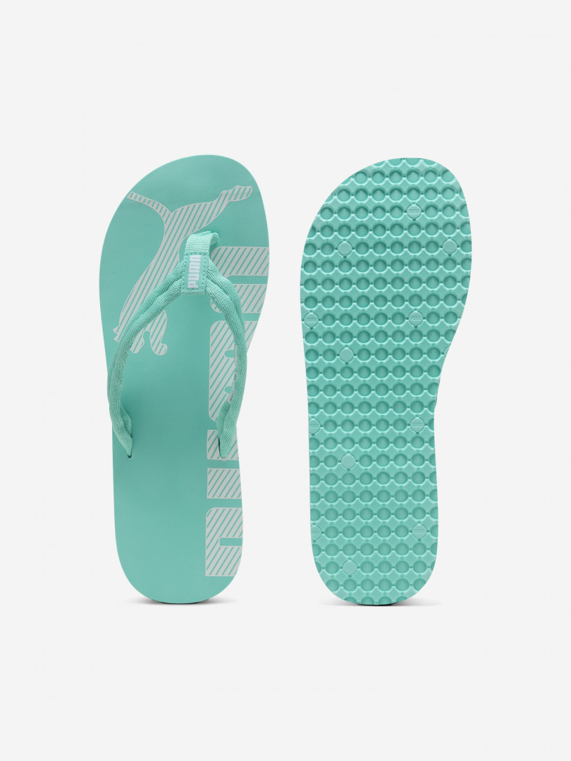 фото Шлепанцы женские puma epic flip v2, голубой