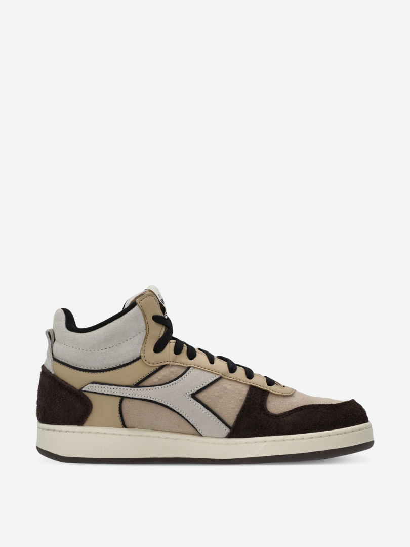 фото Кеды женские diadora magic basket demi treated, бежевый