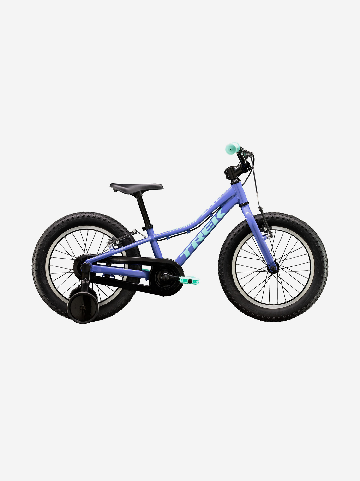 фото Велосипед для девочек trek precaliber 16", 2022, фиолетовый