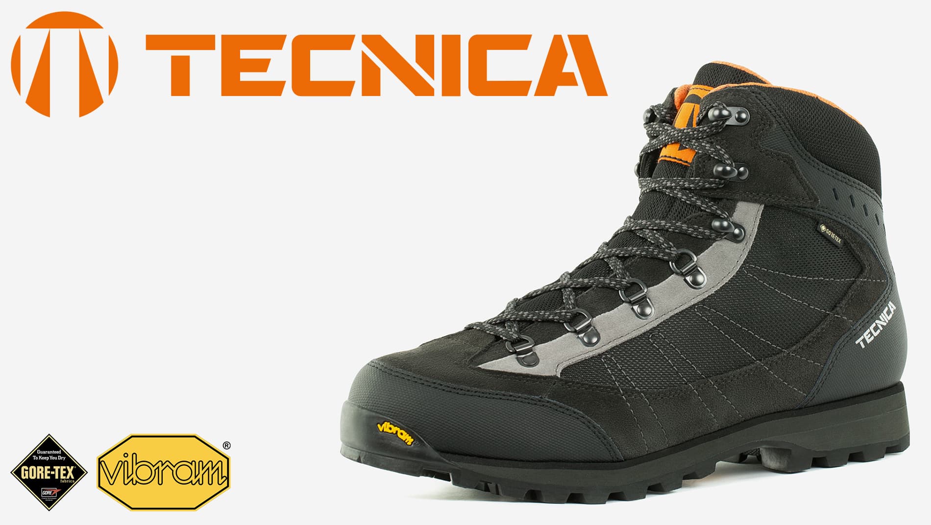 Ботинки мужские Tecnica Makalu IV GTX MS черный/оранжевый цвет — купить за18199 руб., отзывы в интернет-магазине Спортмастер