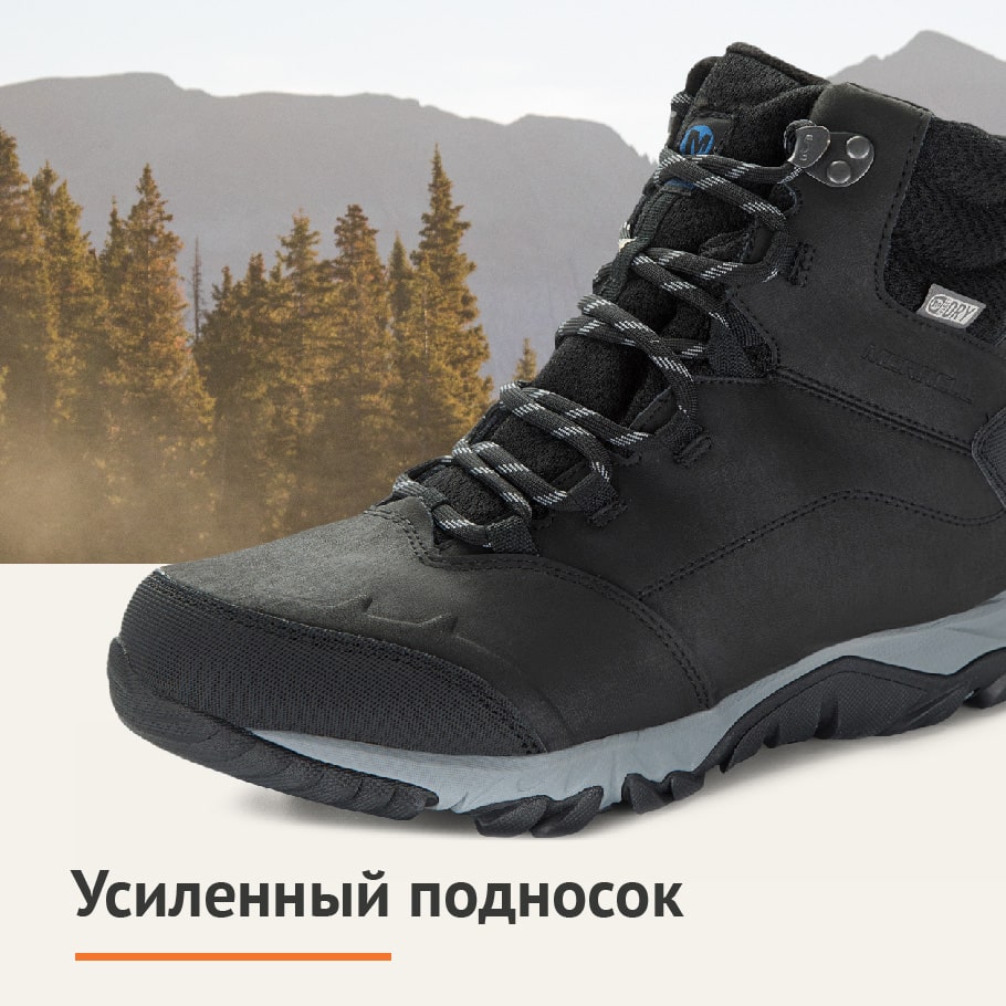 Ботинки утепленные мужские Merrell Thermo Fractal черный цвет — купить за13299 руб. со скидкой 30 %, отзывы в интернет-магазине Спортмастер